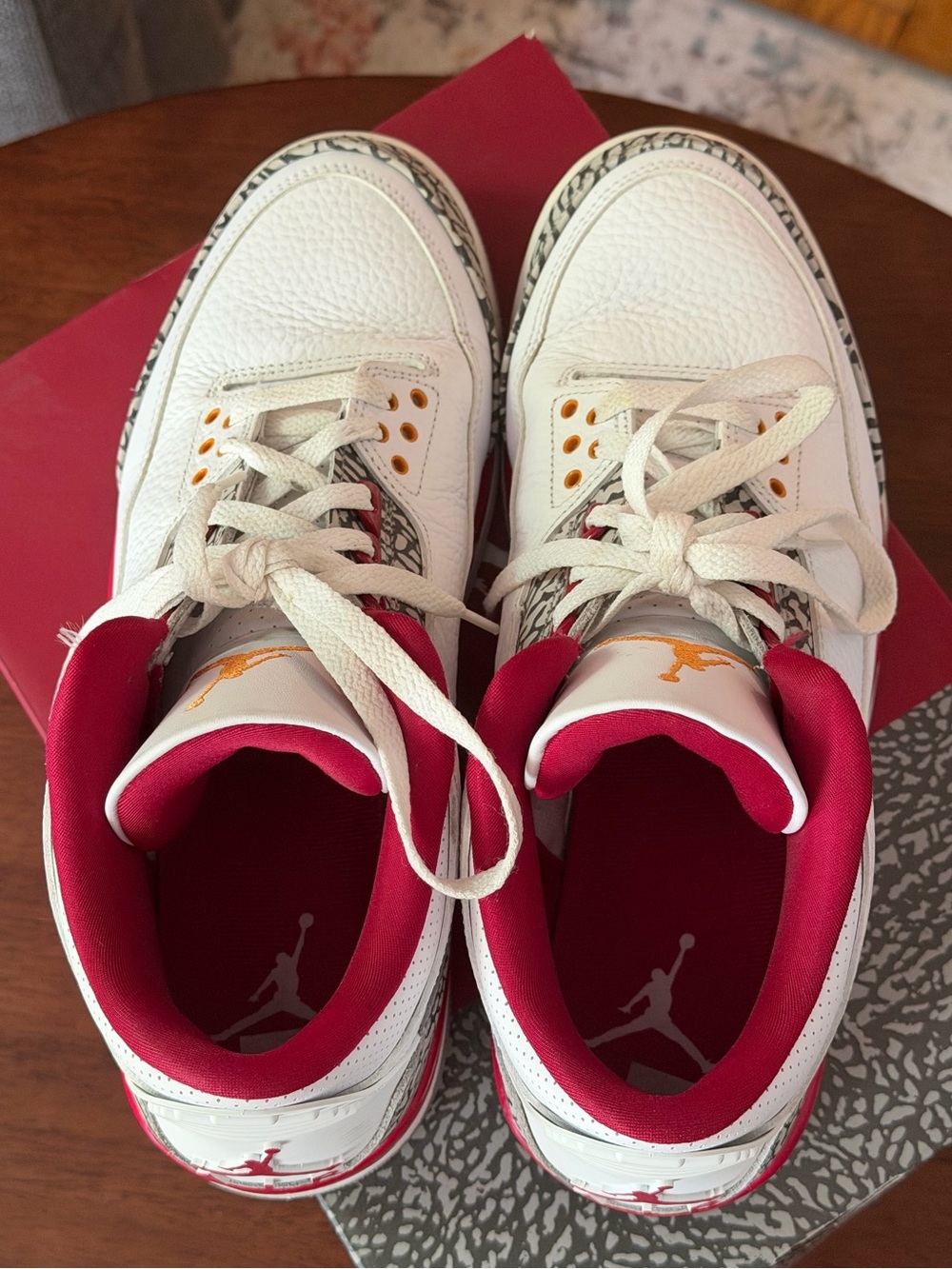 Air Jordan 3 Retro “Cardinal Red” - Picture 4 of 6